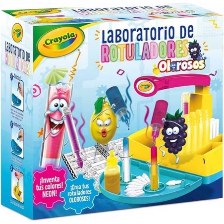 Juego Laboratorio Rotuladores Olorosos Neón Crayola