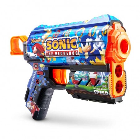 X Shot Pistola Lanzadardos Sonic