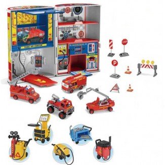Play Set Mini Estación De Servicio Bomberos