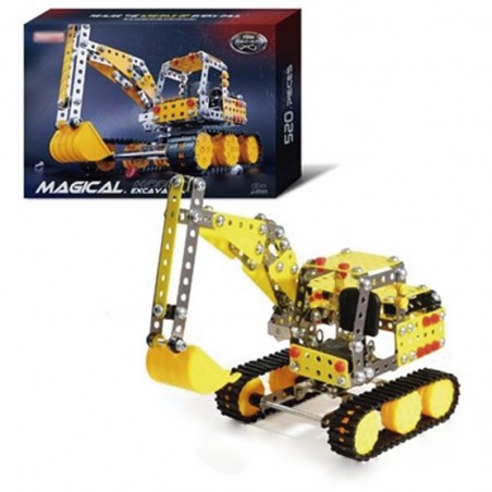 Kit Construcción Excavadora 520 Piezas