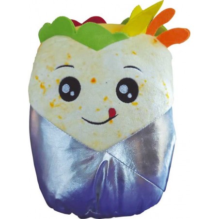 Peluche Squishy Burrito Mexicano Mediano Pequetoones