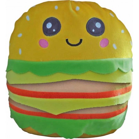 Peluche Squishy Hamburguesa Mediano Pequetoones