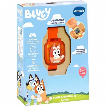 Bluey Reloj Digital Bingo