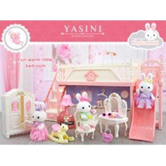 Set Familia Conejos Dormitorio Divertido