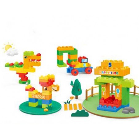 Set Bloques de Construcción Infantil Happy Time 100 Piezas