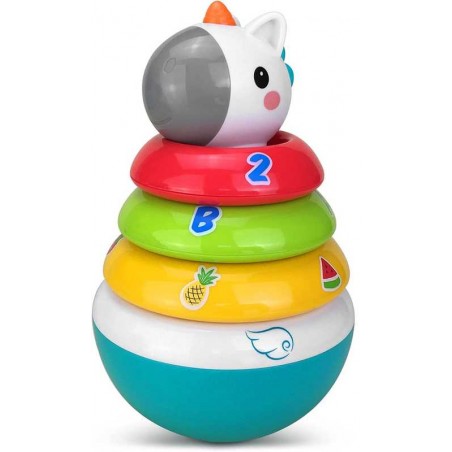 Unicornio Roly Poly Anillos Infantil