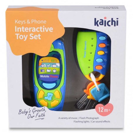 Set De Teléfono Y Llavero De Coche Interactivo Infantil