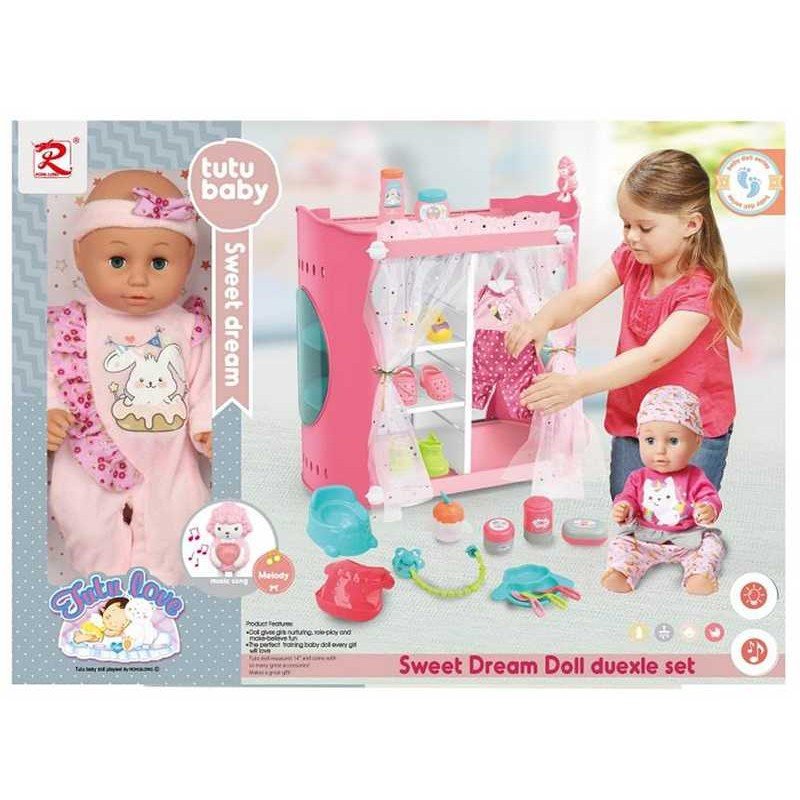 Set Muñeca Bebé Dulces Sueños