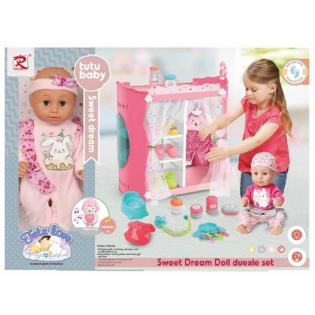 Set Muñeca Bebé Dulces Sueños