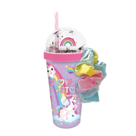 Vaso Infantil con Pajita Unicornio