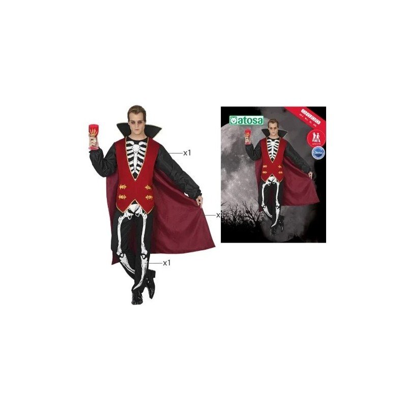 Disfraz de vampiro adulto talla M-L