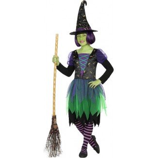 Disfraz de bruja niña de 10 a 12 años