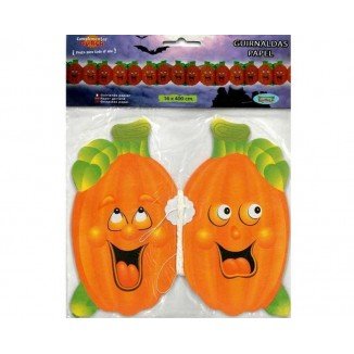 Guirnalda de calabazas de papel
