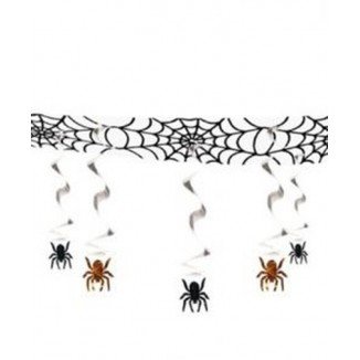 Guirnalda de araña para Halloween