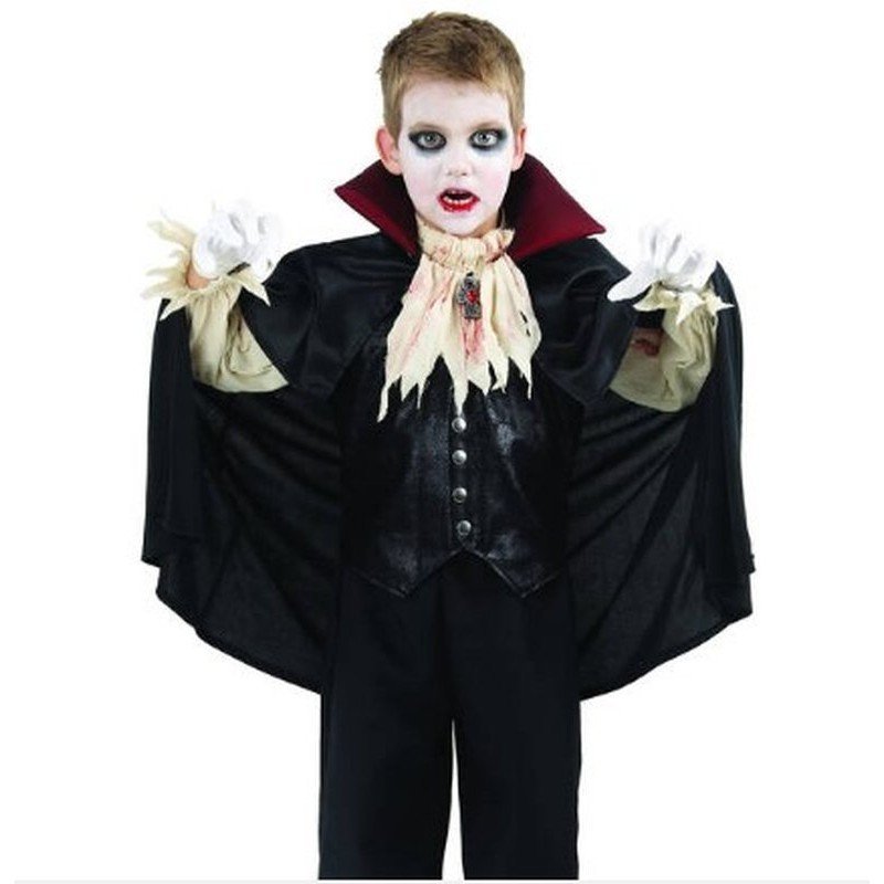 Disfraz de conde sangriento de 10 a 12 años
