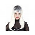 Peluca de zombie blanca