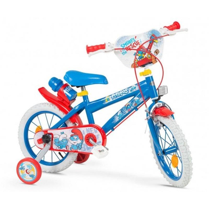 Bicicleta 14 Pulgadas Los Pitufos