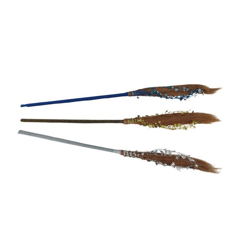 Escoba de bruja complemento de disfraz