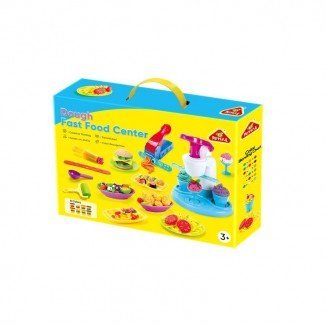 Set Plastilina Centro De Comida Rápida
