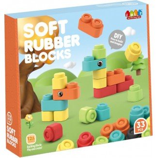 Bloques de construcción blandos para bebés 33 piezas