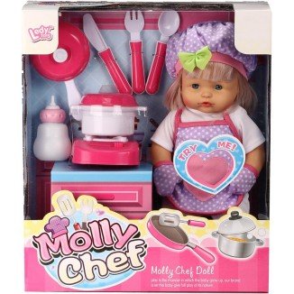 Muñeca bebé Molly Chef