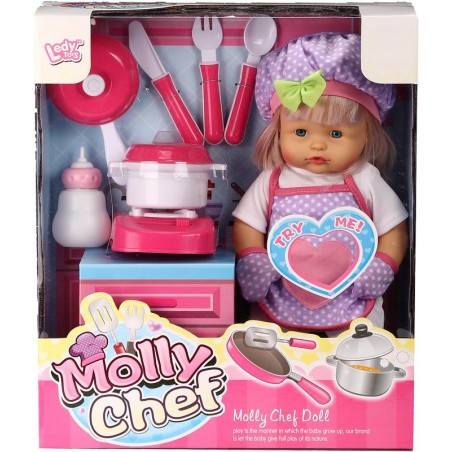 Muñeca bebé Molly Chef