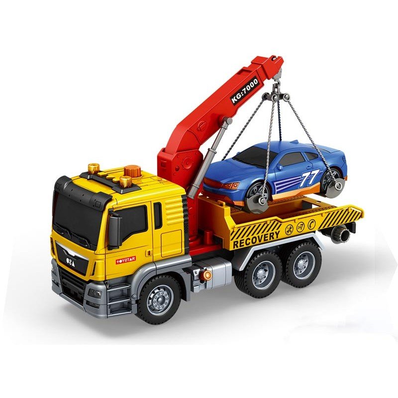 Camión grúa con luz y sonido