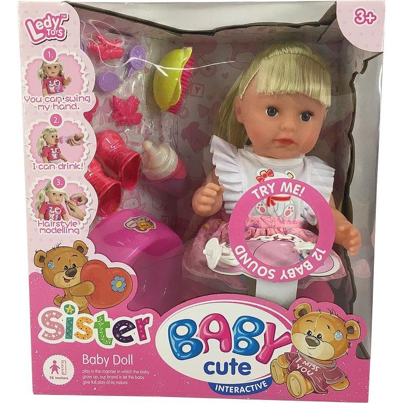 Muñeca Baby Cute Interactivo