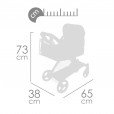 DeCuevas Carro de Muñecas 3 en 1 Plegable Cytix