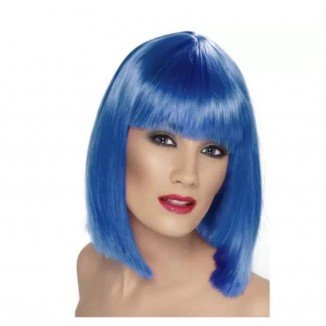 Peluca corta con flequillo...