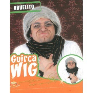 Peluca anciano talla única